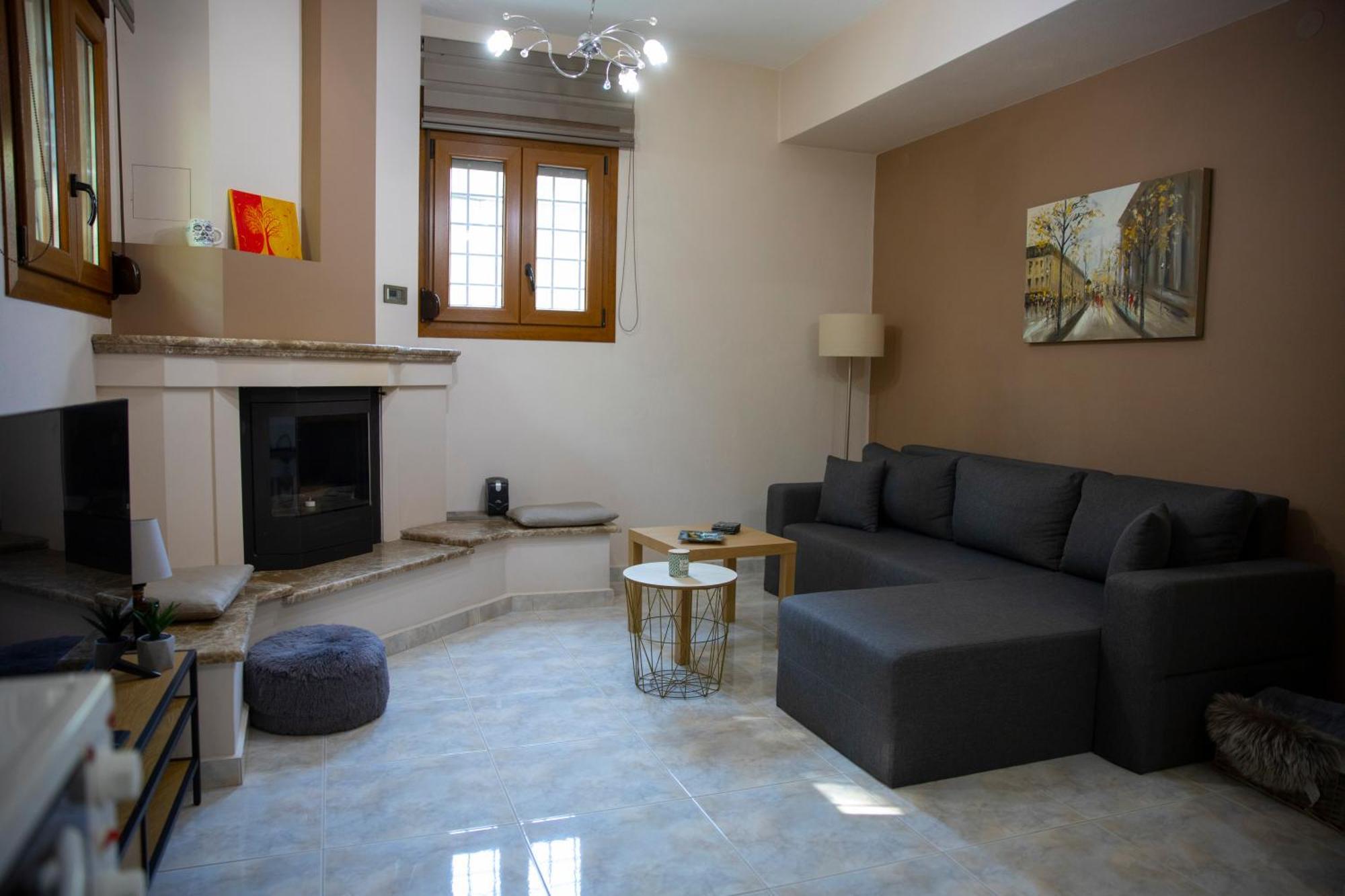 Apartment Viewing Garden Волос Екстериор снимка